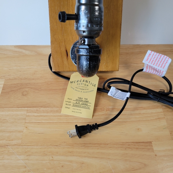 Edison Light Table Top Industrial Light NWT (A) - Picture 3 of 8